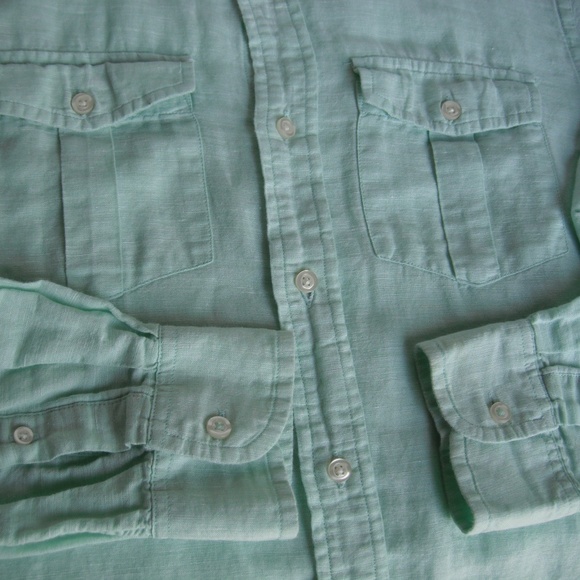 Old Navy Soft Jade Long Sleeve Shirt - Picture 2 of 6